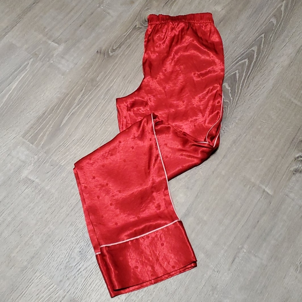 Victoria Secret red polka dots pants pajama women size XS
